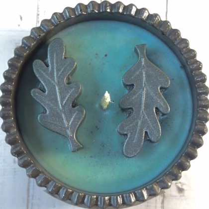 emerald forest lumânare parfum ambră Elphaba Wicked handmade Lotis Ritual