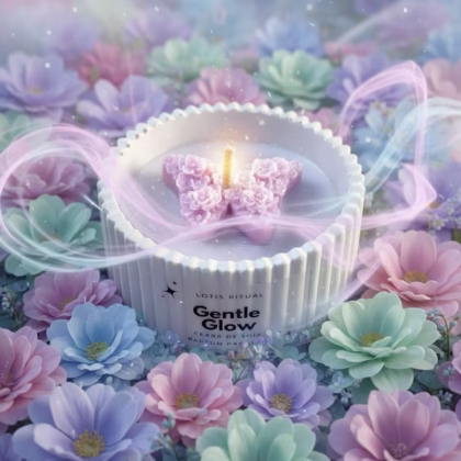 Lumânări in recipient de ipsos