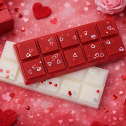 Chocolate Melts Bar Lotis Ritual – Ediție Limitată Valentine’s (36 lei/buc; Set cu Burner 52 lei)